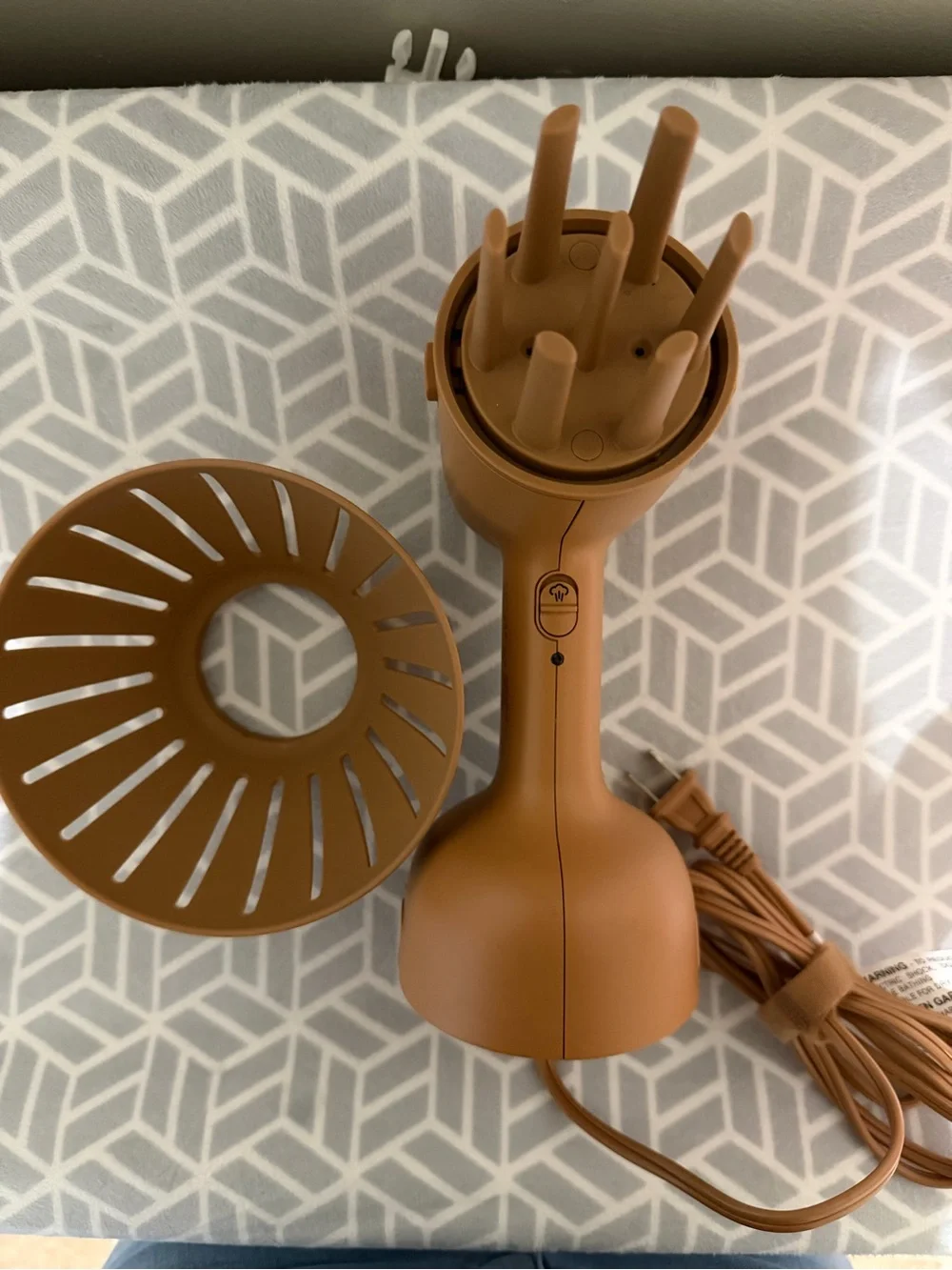 PATTERN Mini Hair Dryer in Rust Brown